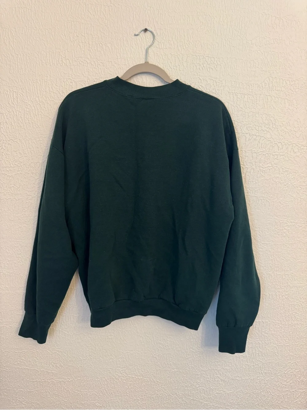 Fruit of the Loom Dark Green Crewneck Sweatshirt with Gold West Fest Graphic